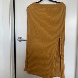 Wilfred stretchy rib midi skirt